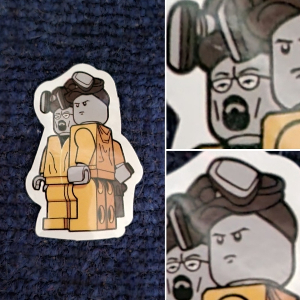 Breaking Bad LEGO Sticker 3" x 2"